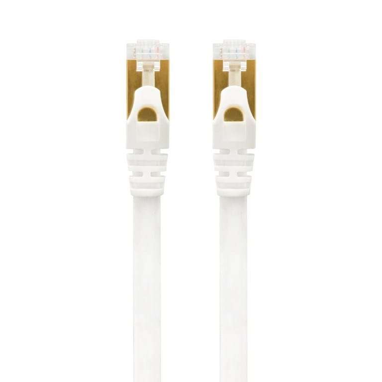VolkanoX Giga Series 25m Cat 7 Ethernet Cable White with Gold Tips VK-20067-WT