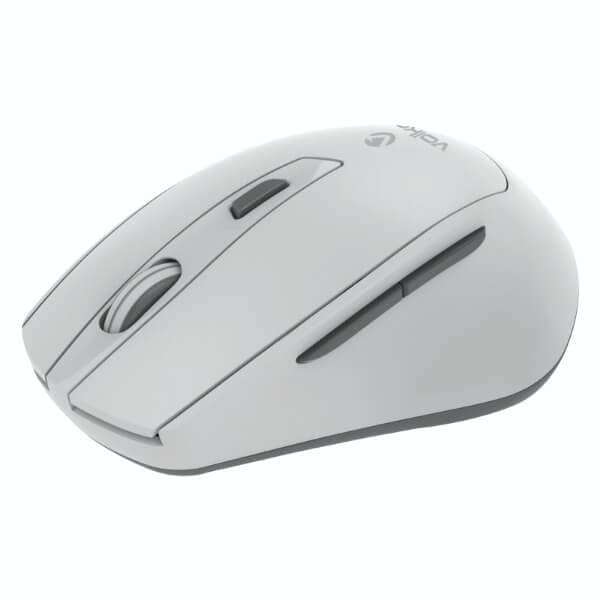 Volkano Chrome Series 2.4GHz Wireless Ergonomic Mouse - Gray VK-20234-GY
