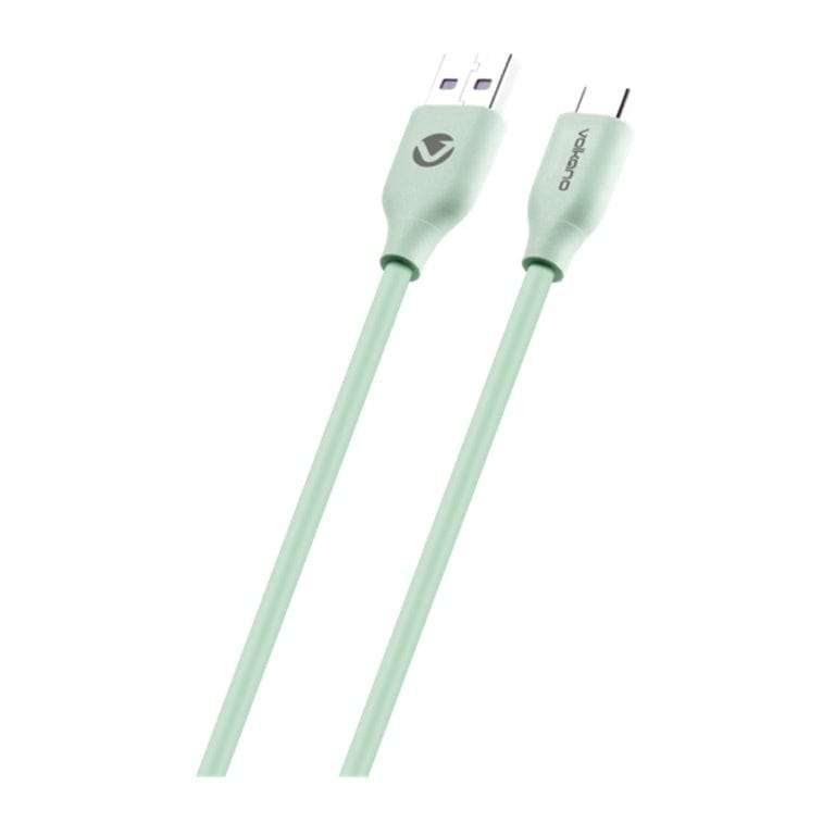Volkano Flexi Series Type-A to Type-C 30W Cable 1.5m Green VK-20263-GR