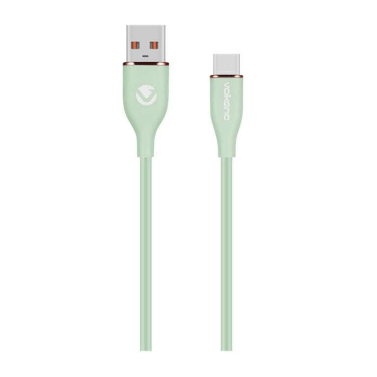 Volkano Flexi Series Type-A to Type-C 30W Cable 2.5m Green VK-20264-GR