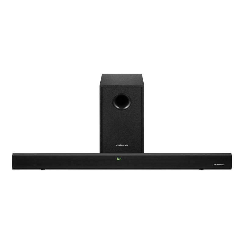 Volkano Cascade 50W Soundbar and Wired Subwoofer - Black VK-3900-2.1