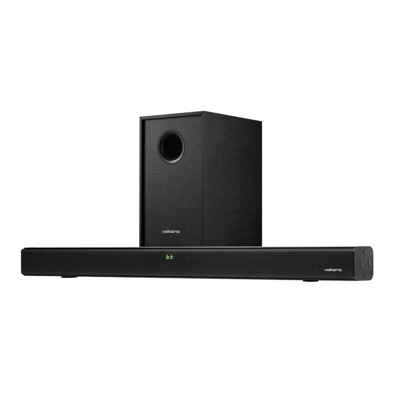 Volkano Cascade 50W Soundbar and Wired Subwoofer - Black VK-3900-2.1