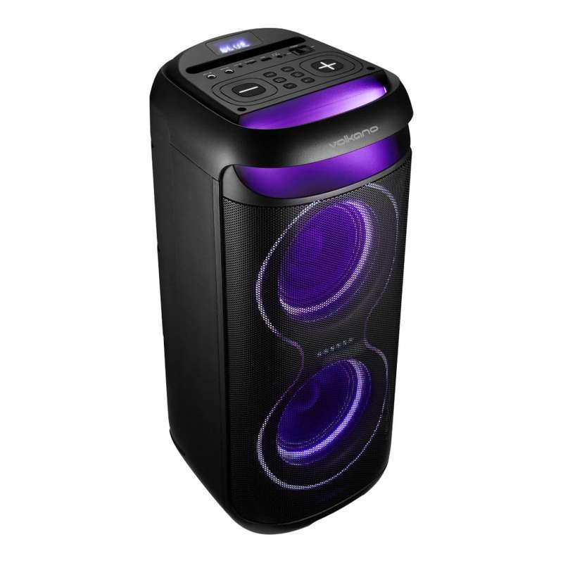 Volkano X VXP200 Dual 6.5-inch Party Speaker - Black VK-3902-D65