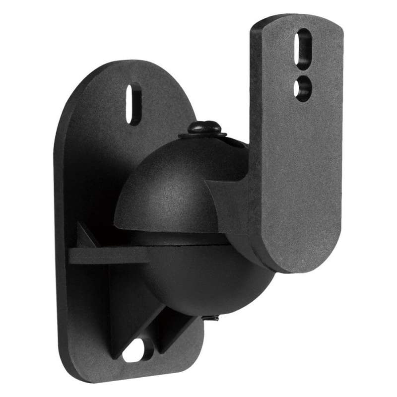 Volkano Steel Series Soundbar and Satellite Speaker Wall Bracket Black VK-4015-BK