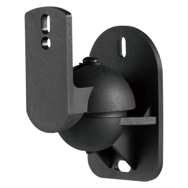 Volkano Steel Series Soundbar and Satellite Speaker Wall Bracket Black VK-4015-BK