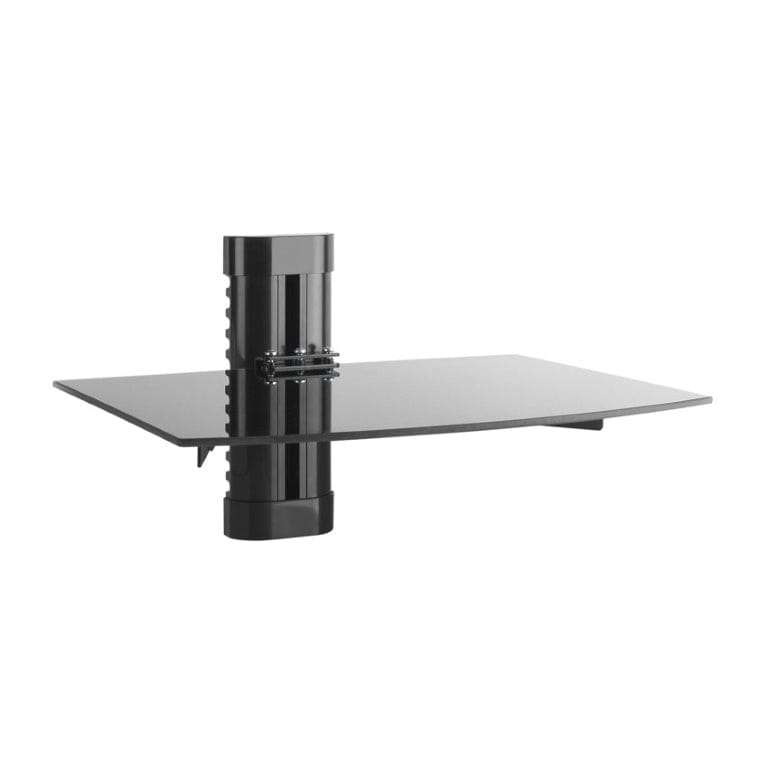 Volkano Steel Series Tempered Glass Shelf Unit VK-4028-BK