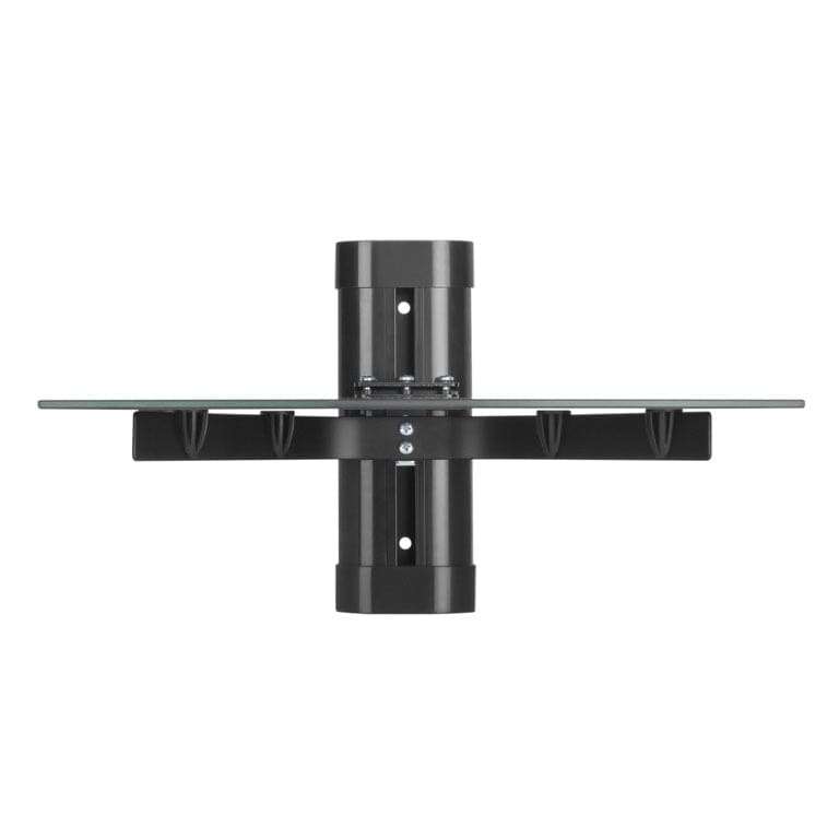 Volkano Steel Series Tempered Glass Shelf Unit VK-4028-BK