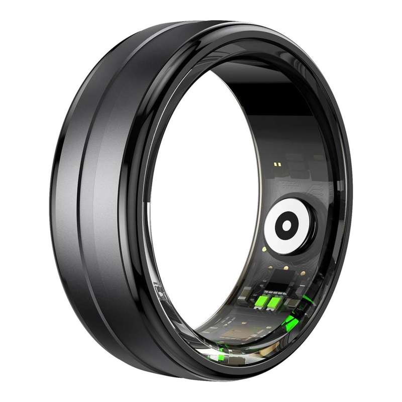 Volkano Ring Series 19.8mm Smart Ring With Charge Case Black VK-5098-BK-19.8(V2)