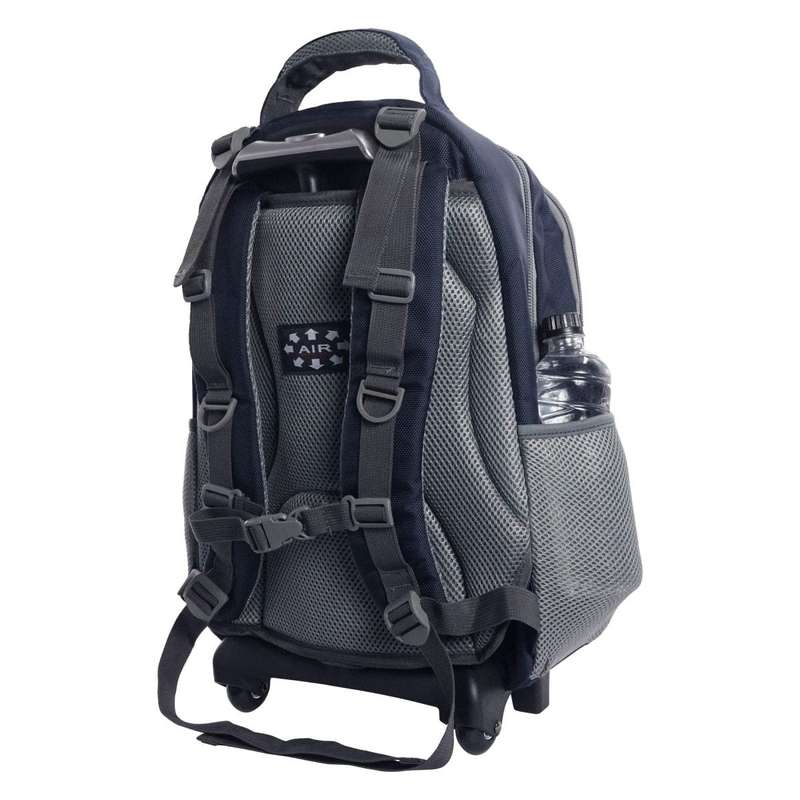 Volkano 27L Orthopaedic Trolley Backpack Navy Grey VK-7094-NVGR