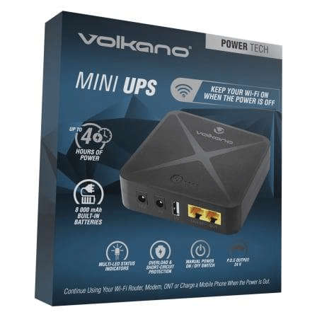 Volkano Sustain Series 5200mAh Mini UPS VK-9101-BK