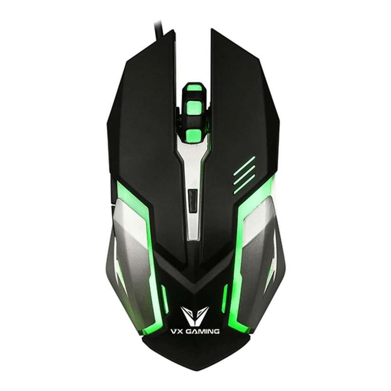 Volkano VX Gaming Ranger Series Gaming Mouse - Black Silver VX-138-BKSL
