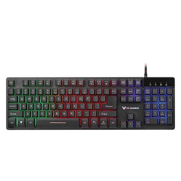 Volkano VX Gaming Poseidon Series Semi-Mechanical Gaming Keyboard VX-151-BK