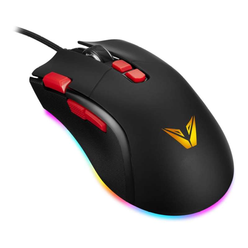 Volkano VX Gaming Morpheus Series Braided Wired RGB Mouse VX-160-BK