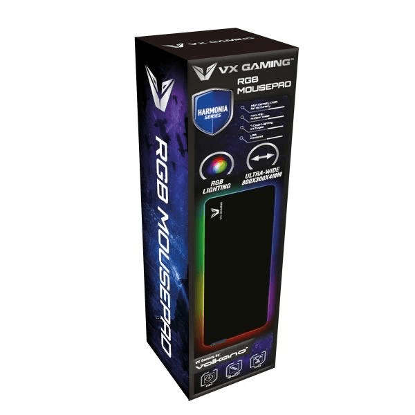 Volkano VX Gaming Harmonia Extra Wide RGB Mousepad VX-174-BK
