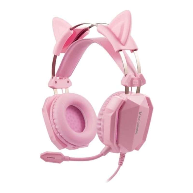 Volkano VX Gaming Purr Series Wired Gaming Headset Pink VX-221-PK