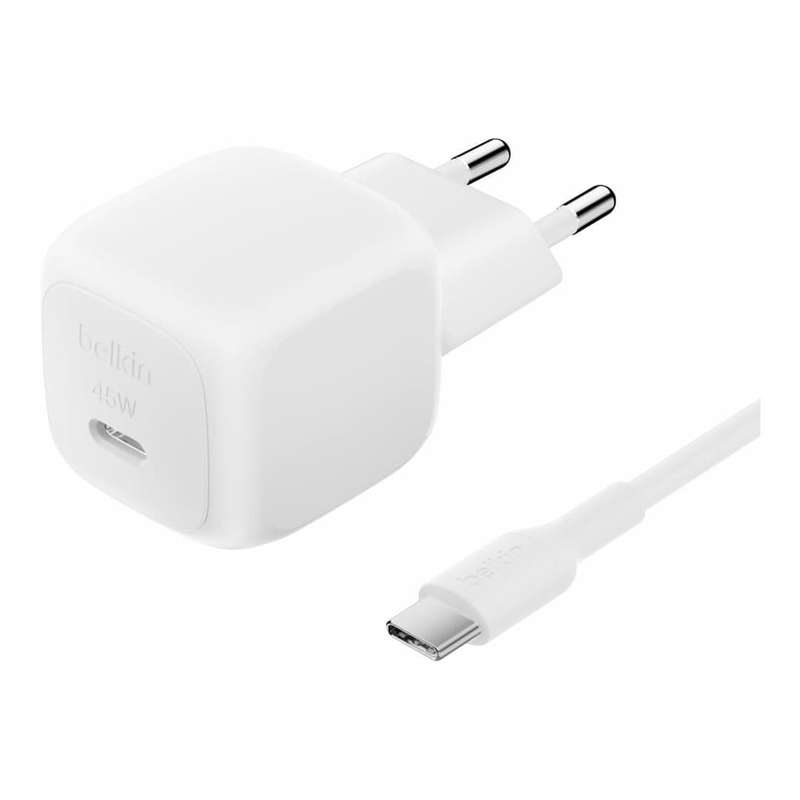 Belkin 45W Type-C Wall Charger White WCA013KQ1MWH-B6