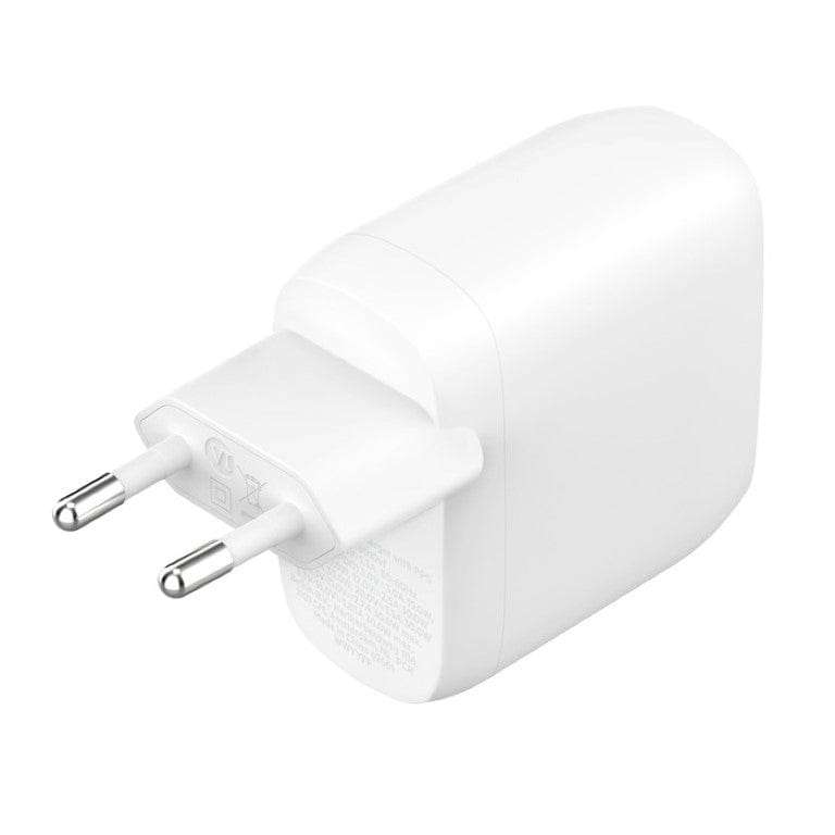 Belkin BoostCharge Pro 60W Dual-port USB Type-C with PPS Wall Charger White WCB010VFWH