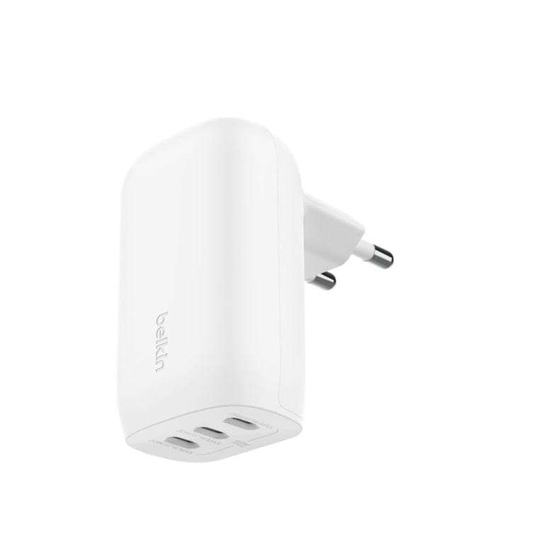Belkin BoostCharge 3-port USB-C Wall Charger with 67W PPS WCC002VFWH