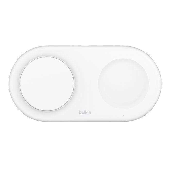 Belkin BoostCharge 2-in-1 Wireless Charging Pad with USB-C - White WIZ021VFWH