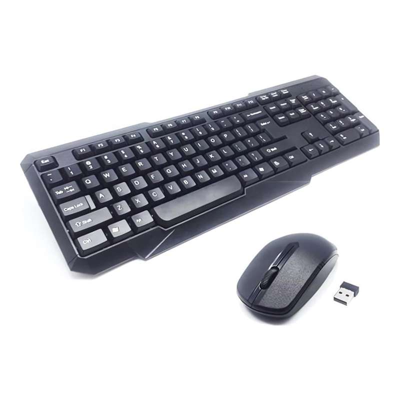 UniQue 104 Keys Wireless USB Keyboard and Mouse Combo WS630+W420