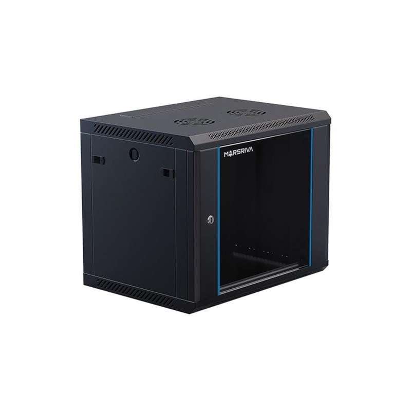 Marsriva WS6409 9U Swing Frame Wall Mount Network Cabinet