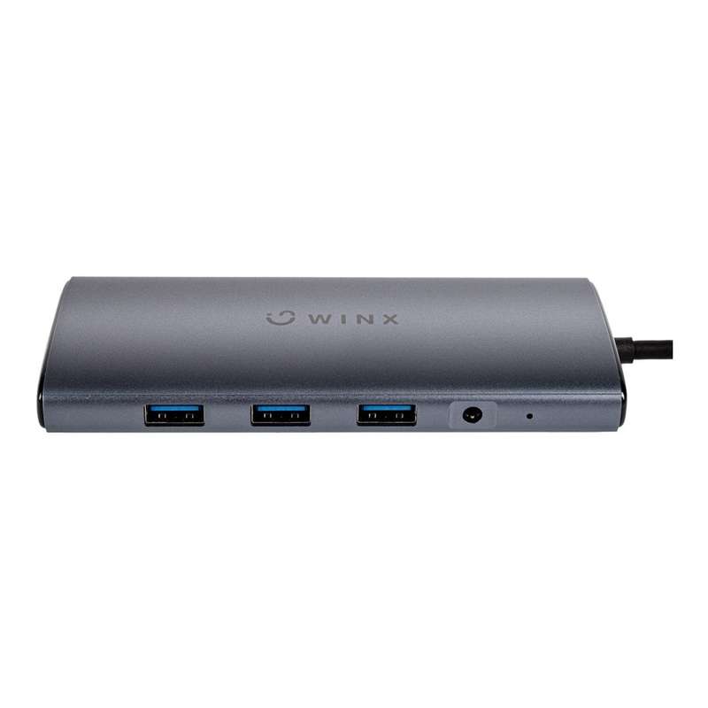 Winx CONNECT MAX 11-in-1 Type-C Hub Silver WX-HB112