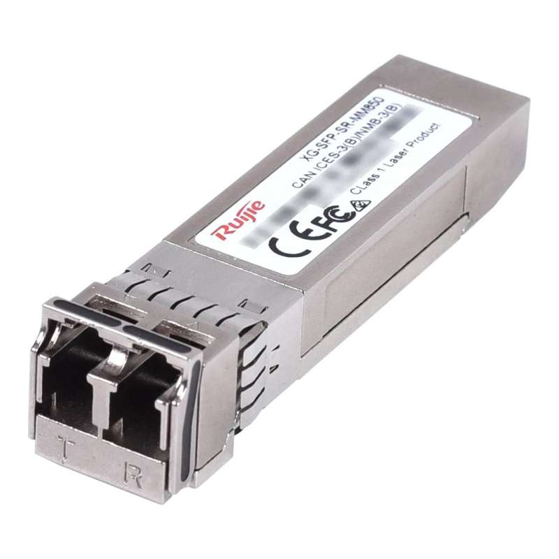Ruijie Networks XG-SFP-SR-MM850 10GBASE-SR SFP+ 850-nm 300-m DOM Duplex LC MMF Optical Transceive...