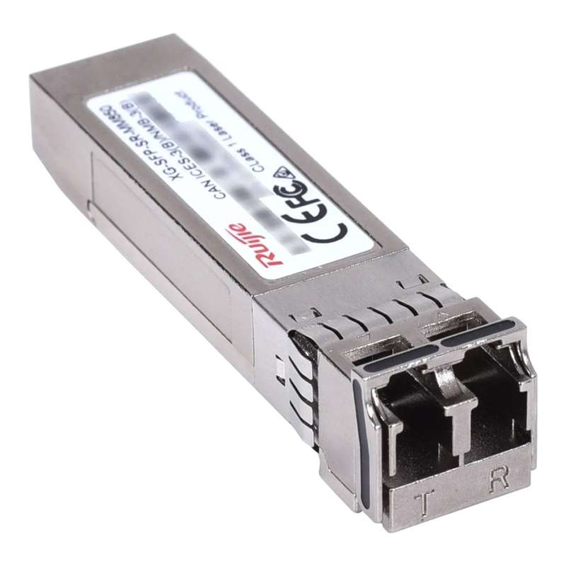 Ruijie Networks XG-SFP-SR-MM850 10GBASE-SR SFP+ 850-nm 300-m DOM Duplex LC MMF Optical Transceive...
