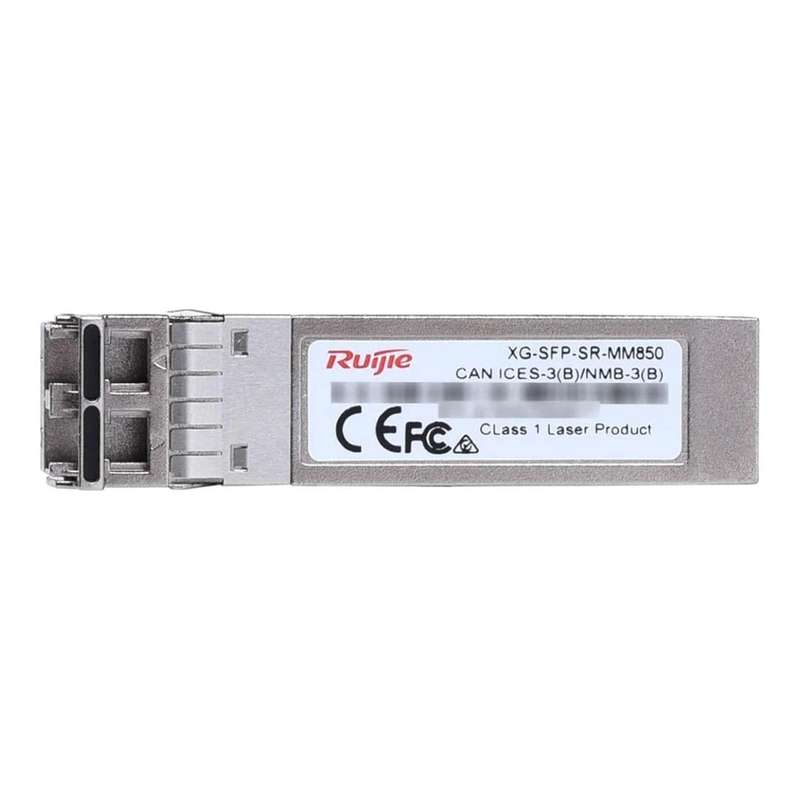Ruijie Networks XG-SFP-SR-MM850 10GBASE-SR SFP+ 850-nm 300-m DOM Duplex LC MMF Optical Transceive...