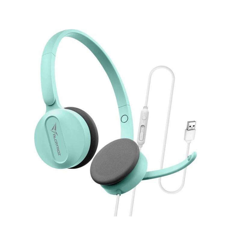 Alcatroz XP-3U USB Wired Headset with Microphone Mint XP3UMNT