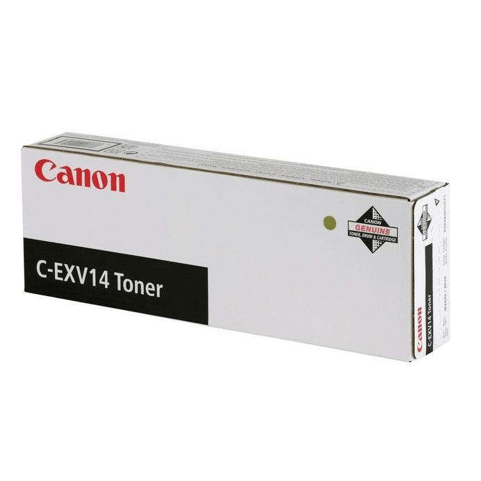 Canon C-EXV 14 Black Toner Cartridge 8,300 Pages Original 0384B006 Single-pack