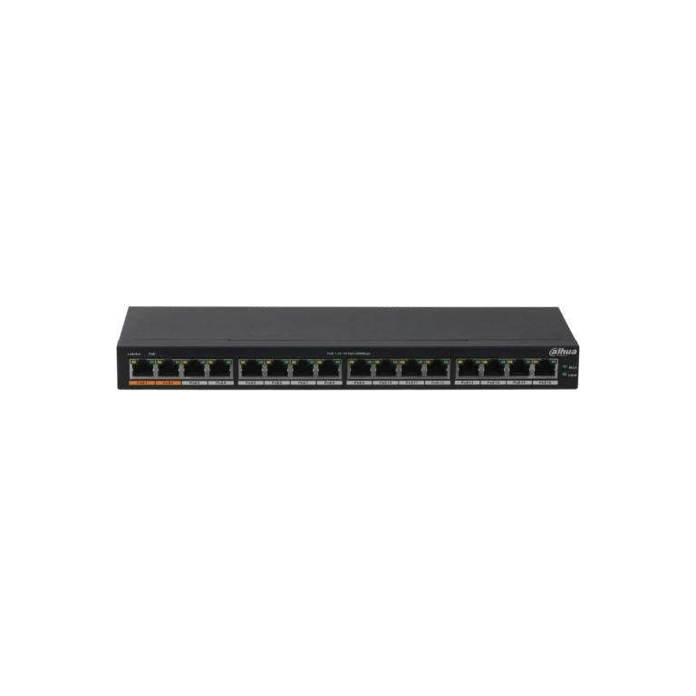 Dahua PFS3016-16GT-190 16-port Gigabit PoE Unmanaged Switch 1.0.01.20.10599