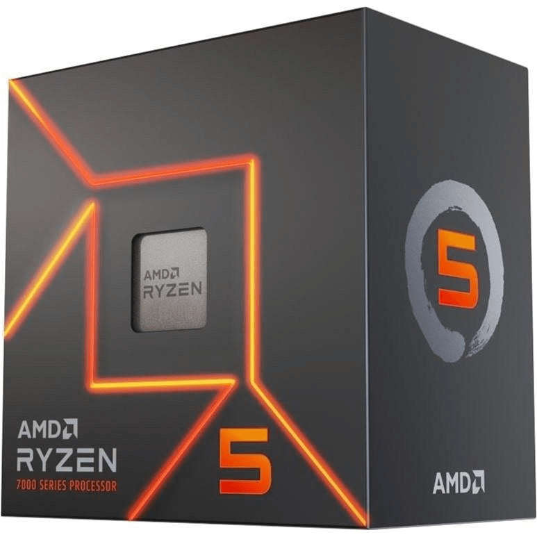 AMD Ryzen 7600 CPU - AMD Ryzen 5 6-core Socket AM5 5.1GHz Processor 100-100001015BOX