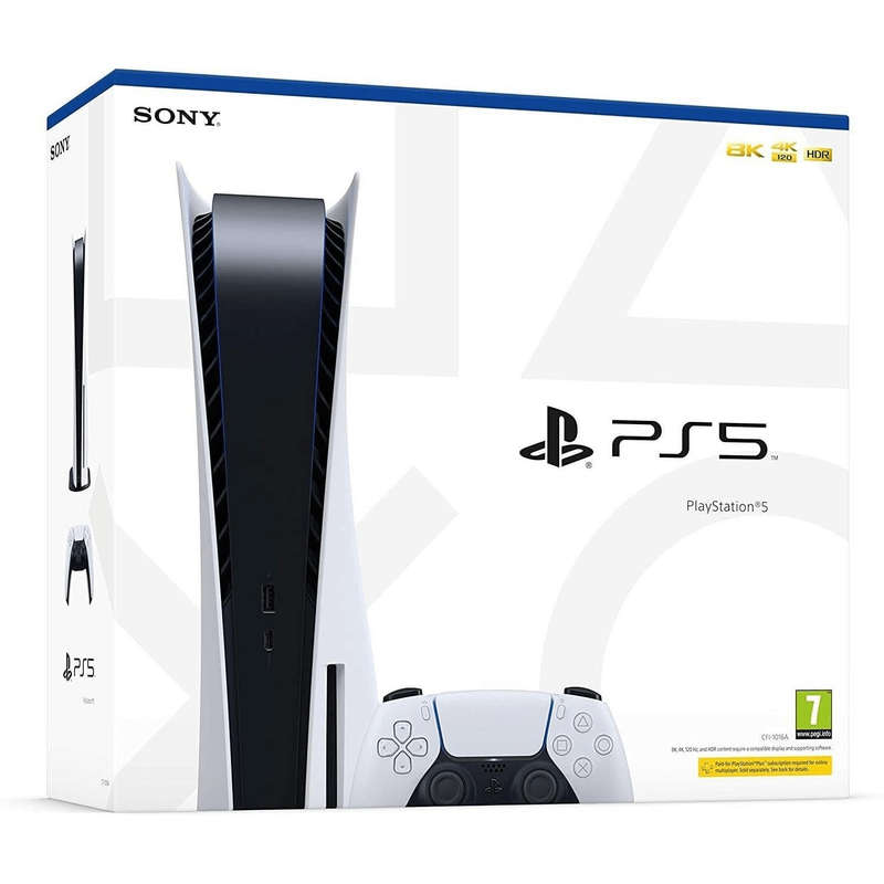 Sony PlayStation 5 Console Disk Edition 825GB - Glacier White 10233470