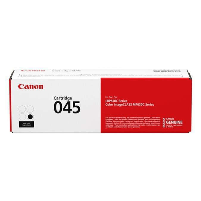 Canon 045 Black Toner Cartridge 1,400 Pages Original 1242C002 Single-pack