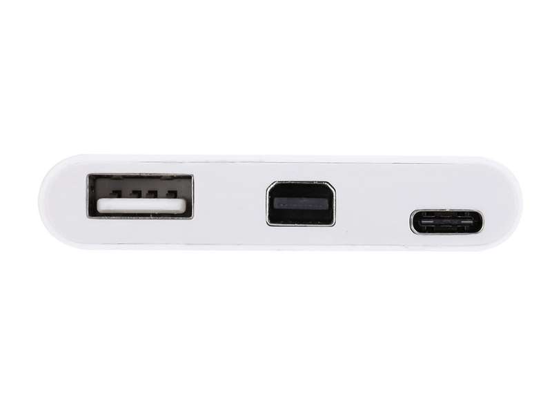 Equip USB Type C to Mini DisPlayPort Female/USB A Female/PD Adapter 133463