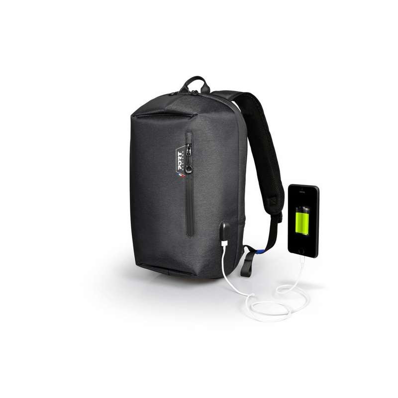 Port Designs San Francisco Notebook Case 15.6-inch Backpack Black 135063