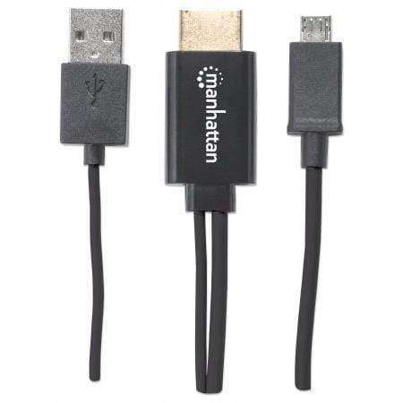 Manhattan Video Cable Adapter HDMI + Micro USB 151498