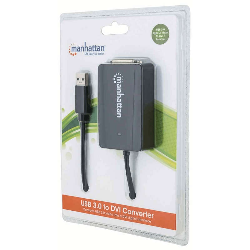 Manhattan Superspeed USB 3.0 to DVI Converter 152310