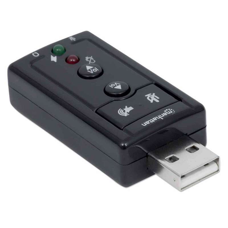 Manhattan Hi-Speed USB 3D 7.1 Sound Adapter 152341