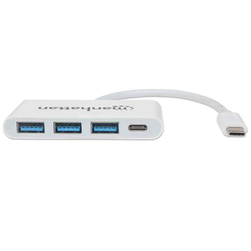 Manhattan USB 3.2 Gen 1 Type-C 3-port Hub with Power Delivery 163552