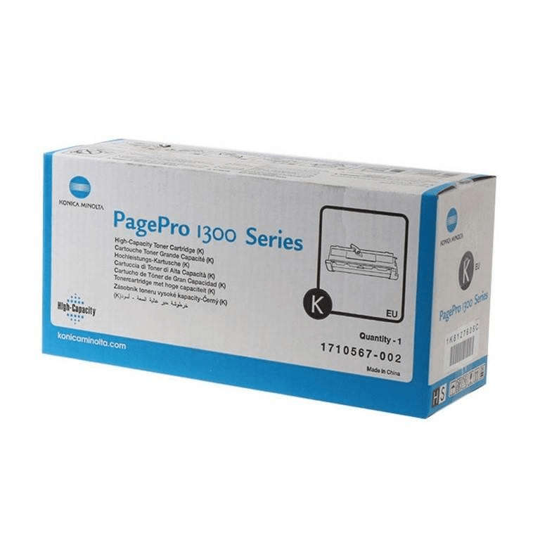 Konica Minolta PagePro 1300W Black High Yield Toner Cartridge 6,000 Pages Original Single-pack 17...