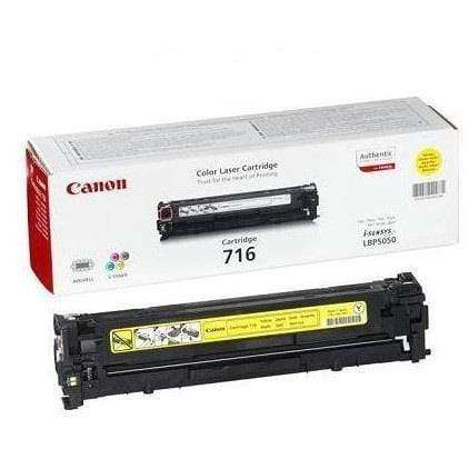 Canon 716Y Yellow Toner Cartridge 1,500 pages Original 1977B002 Single-pack