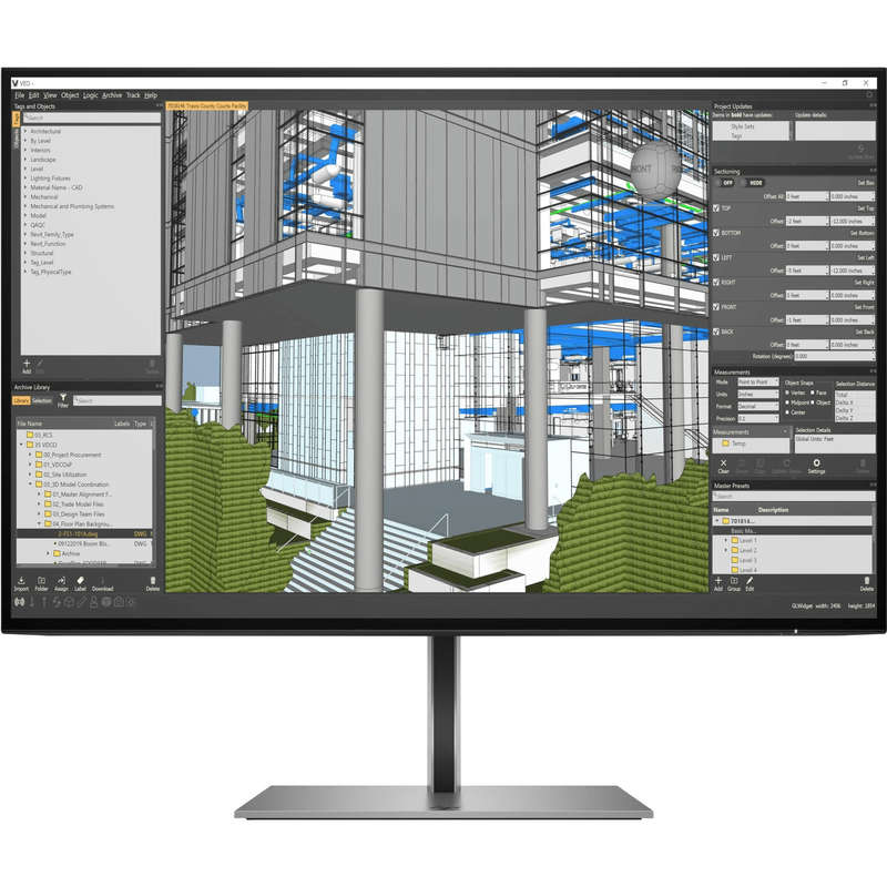 HP Z24n G3 24-inch 1920 x 1200p WUXGA 16:10 60Hz 5ms IPS LED Monitor 1C4Z5AA