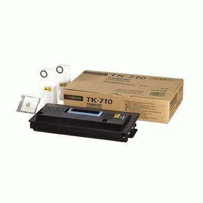 Kyocera TK-710 Black Toner Kit Cartridge 40,000 Pages Original 1T02G10EU0 Single-pack