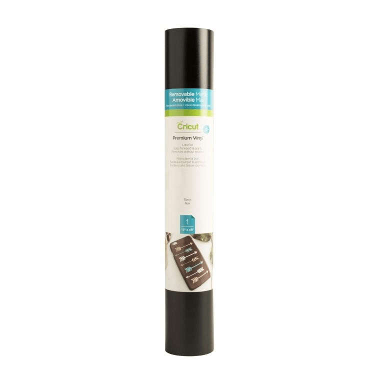 Cricut Premium Vinyl Removable 30x122cm 1-sheet Black 2004296