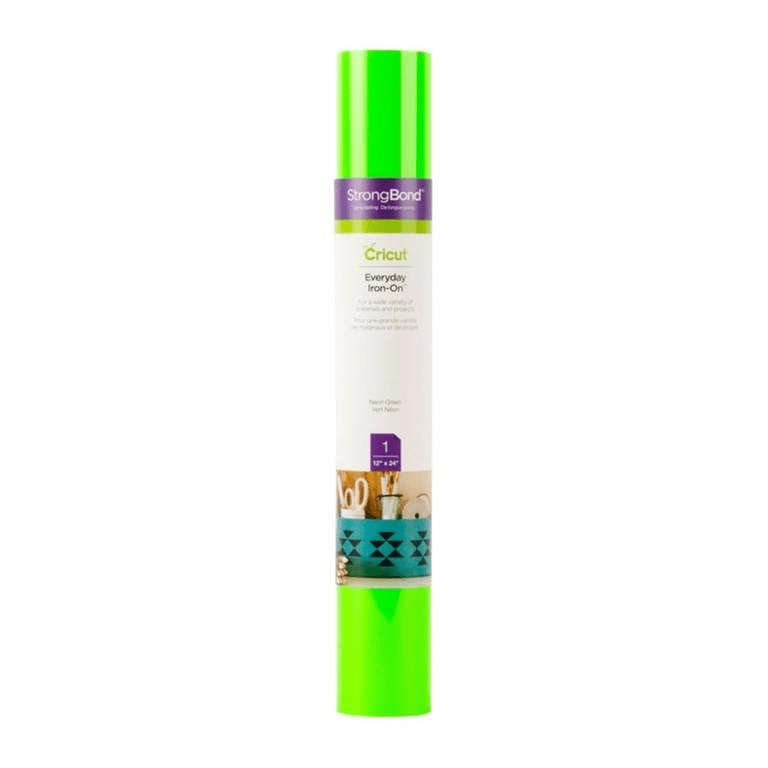 Cricut Everyday Iron-On 30x60cm Neon Green 2004899