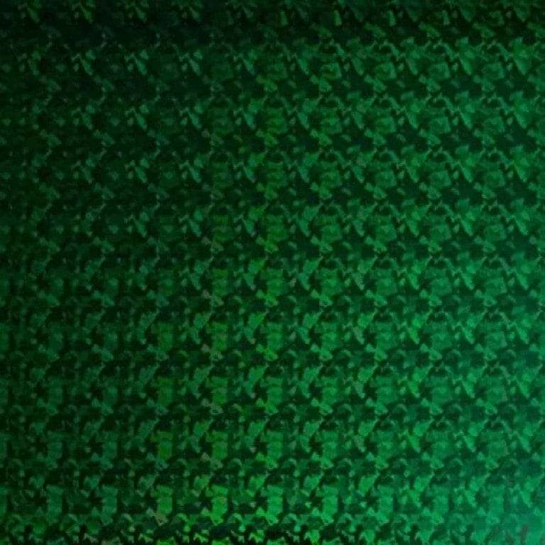 Cricut Premium Vinyl Permanent Holographic Crystals 30.5x122cm Green 2006534