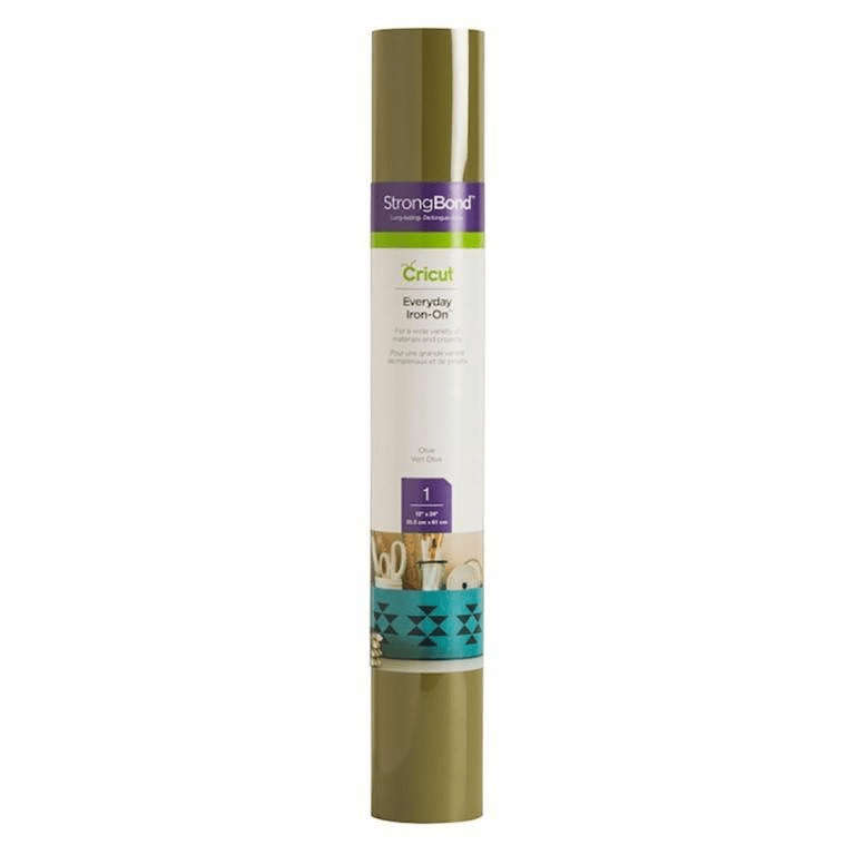 Cricut Everyday Iron-on 30x61cm 1-sheet Olive 2006799