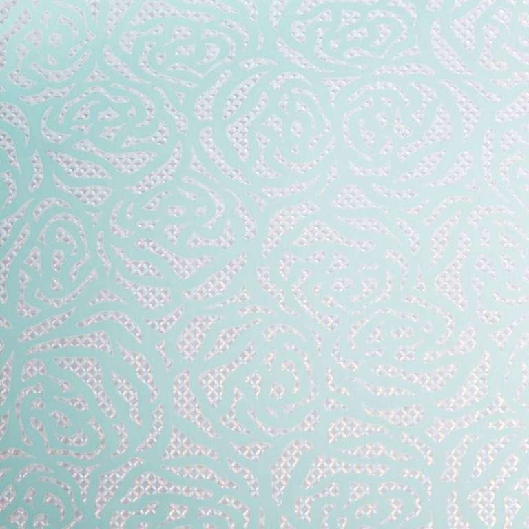 Cricut Premium Vinyl Holographic Bubbles 30x122cm 1-sheet Silver Whispering Blue 2006955